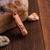 A9 Mini LED Flashlight, 650 Lumens, Cree XP-G3 USB Rechargeable flashlight, Copper, RovyVon (A9 Nichia)