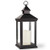 Bright Zeal 14 Inch Decorative Candle Lantern Black Outdoor Lanterns With Timer Candles - IP44 Waterproof Vintage Lanterns Battery Powered LED Hanging Decorative Lanterns For Wedding Indoors Tabletop