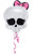 Anagram International Skullette Badge Foil Balloon, 18"