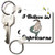 3dRose I Believe In Capricorns - Key Chains, 2.25 x 4.5 inches, set of 2 (kc_104941_1)