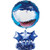 Creative Converting Balloon KIT Centerpiece, Multisize, Blue