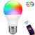 Harmonic Smart Light Bulb WiFi Multicolor LED Light Bulb Compatible with Alexa, Google Home Assistant, E26 RGB Color Changing Bulb, 8W (60w Equivalent), No Hub Required (1 Pack)