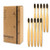 10 Pack Biodegradable Bamboo Toothbrush Eco-Friendly Bamboo Charcoal BPA Free Soft Bristles