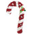 Amscan Hanging Tinsel 3-D Candy Cane | Christmas Decoration