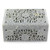 NOVICA White Roses Soapstone Jewelry Box