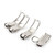 uxcell 60mm Spring Loaded Straight Loop Cabinet Draw Toggle Latch, 4-Piece