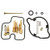 CQYD Carburetor Repair Rebuild Kit for Honda CBR600F2 CBR600 1991-1994