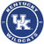 KH Sports Fan Kentucky Wildcats 20"x20" Weathered Circle Sign, Team Color