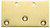 CRL Brass Geneva Series 074 Wall Mount Plate