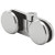 CRL HYDH180CH Chrome Hydroslide Bi-Fold Glass-to-Glass Hinge