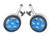 Top Glides 8" Off-Road Walker Wheel Kits with Free Flexfit Universal Ski Glides (Blue)