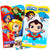 DC Comics Super Friends and Super Hero Girls Board Books for Toddlers ~ 2 Pack Superhero Books with Bonus Super Hero Girls Stickers