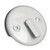 LASCO 03-1423 Bathtub Waste and Overflow Trip Lever Faceplate with Two Screws, White Finish