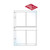 EnvyPak Platinum Series 4 Pocket Trading Card Page for Mini Binders - Pack of 20 Pages