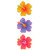 Amscan Hibiscus Party Flowers Cutout, 13" x 12 7/8"