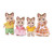 Calico Critters, Sandy Cat Family, Dolls, Dollhouse Figures, Collectible Toys
