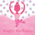 16-Count Paper Lunch Napkins, Tutu Much Fun Birthday