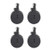 Disc Brake Pads, 4 Pairs of Bicycles Resin Disc Brake Lining Pickups Bicycle Repair Replacement for-AVID BB5