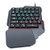One-Handed Gaming Keyboard Colorful Backlit 35 Keys, Portable Mini Gaming Keypad for PC PS4 Xbox Gamer