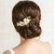 Aukmla Wedding Hair Combs White Flower Decorative Hair Accessories Handmade Bridal Headpiece for Brides and Bridesmaids HC-01