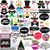 Sterling James Co. Funny Birthday Photo Booth Props - 47 Pieces - 21st - 30th - 40th - 50th - 60th - 70th - 80th - 90th - Birthday Party Supplies, Decorations and Favors