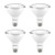 EcoSmart 90-Watt Equivalent PAR38 Non-Dimmable Flood LED Light Bulb Daylight (4-Pack)