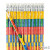 Fun Express Colored Block Brick Party Favor Pencils - 24 Piece Pack