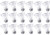 Hyperikon PAR20 LED Bulb, 8W=50W, Non Dimmable, CRI 90+, E26, UL, Energy Star, Crystal White, 18 Pack