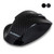 Brookstone Wireless Ergonomic Mouse with Scroll Wheel and Selectable DPI, Mac and PC Compatible (Carbon)