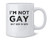 Poster Foundry Im Not Gay But 20 is 20 Funny Offensive Ceramic Coffee Mug Tea Cup Fun Novelty Gift 12 oz