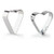 Bakerpan Stainless Steel Cookie Cutter Hearts Set of 2