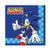 Sonic The Hedgehog Birthday Party Supplies 32 Pack Beverage Napkins