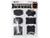 Kole Imports 6-Pc Self-Adhesive Chalkboard Label Set