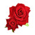 Rose Flower Hair Clip Comb Flamenco Dancer Flower 3D Red Roses Flower Hair Accessories Piece for Girls Women Bride Wedding Hairpins Headwear Barrette Styling Tools Accessories