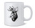 Jackalope Head Western Funny Ceramic Coffee Mug Tea Cup Fun Novelty Gift 12 oz