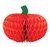 Paper Tissue Honeycomb Centerpiece, Halloween Pumpkin