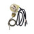 Zing Ear ZE-109 Ceiling Fan Light Switch, On-Off Speed Beaded Pull Chain Extension Compatible with Hunter Ceiling Fans Light, Lamps and Wall Lights (Bronze Pull Chain)