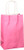 amscan Bright Pink Solid Kraft Bag Small | 12 Ct.