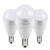 Albrillo Dimmable LED Light Bulbs E12 Bulb, 40 Watt Incandescent Equivalent, Warm White 2700K, 3 Pack