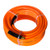 Maxaline Air Compressor Hose, 3/8in. x 25ft, 300 PSI, 1/4Inch MNPT Brass Ends, Non-Kinking,Lightweight,PVC Air Hose Orange