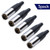 Yeung Qee Mini 3 Pin XLR Male Audio Connector Microphone Cable Socket Adapter (5 Pack)