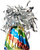 amscan Multicolored Fountain Balloon Weight | Party Decor | 12 Ct.
