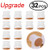 32pcs Silicone Chair Legs Floor Protectors Caps, Furniture Silicon Protection Cover with Felt Pads, Anti-Slip Table Feet