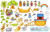 Noah's Ark Deluxe Felt Set for Bible Flannel Board Stories 44 Pieces Activity Pages Story Precut Figures