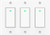 3 Gang Smart WIFI Light Switch (Not 3 Way Switch) Work with Alexa Google Assistant and IFTTT