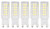 G9 LED Bulb, 6W (60W Halogen Equivalent),110V-130V, G9 Base Dimmable for Home Lighting,Daylight White 6000K,Pack of 5