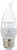 GE LED 40W Equivalent Soft White (2700K) CA11 Bent Tip Medium Base Clear Dimmable LED Light Bulb
