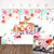 Mocsicka Woodland Baby Shower Backdrop Floral Woodland Animals Oh Baby Background 7X5ft Vinyl Pink Woodland Baby Shower Party Decorations Photography Background