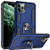 Fetrim iPhone 11 PRO Case, Dual Layer Shockproof Protective Phone Case with Rotation Ring Kickstand for Apple iPhone 11 PRO Navy Blue