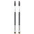 KINGMAS Duo Eyebrow Brush - 2Pcs Professional Angled Eye Brow Brush and Spoolie Brush (Black)